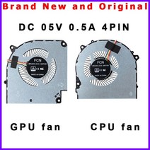 냉각팬 cpu쿨러 쿨링팬 새로운 노트북 cpu gpu 쿨러 라디에이터 기가바이트 게임, CPU와 GPU 팬