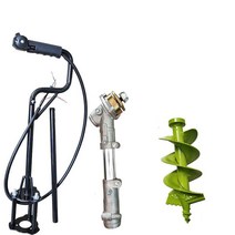 농업용 예초기 천공기 천공비트 농업용 파종 굴삭기, 강화 조합 대형 톱니 드릴 비트 세트