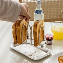 홈카페 스테인레스 식빵 거치대 시그올 스텐 토스트렉 단품/ 플레이트 세트, 단품, 1개