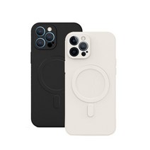 Linkvu 아이폰 맥세이프 전용 코튼 컬러 소프트 범퍼케이스 iPhone 14 플러스 13 프로 12 미니 11 XS 맥스