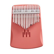 엄지 손가락 피아노 KALIMBA 17 키 수동 미니 휴대용 키보드 MUSICA TECLADO 악기 DE50MZ, 빨간