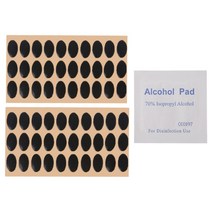 60pcs / set 0.6mm 마우스 피트 마우스 스케이트 M215 / M310 / M325 게임 마우스 패드, 검은색, 한개옵션0