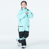 여아 민트색 주니어 키즈 스키복 스키점프수트 눈썰매복 예쁜 핑크색 보드복 초등 학생 아동 스키장