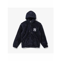 [국내 매장판] NEWERA 뉴에라 남여공용 MLB 소프트 보아 뉴욕 양키스 후드 집업 네이비 13338646 285425