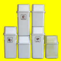 60L 가정 적층 휴지통 모리 40L 분리수거함 4p 재활용, 1개, 모리 휴지통 (그레이) 60Lx2p+40Lx2p