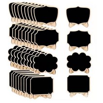 미니 블랙보드 책상미니칠판 가격표 메뉴표 쇼케이스 메뉴판 POP 프라이스칩 매장 디스플레이 십각형, 직사각형