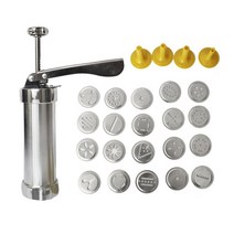 츄러스 베이킹 수동 비스킷 쿠키 프레스 메이커 과자 배관 노즐 건 기계