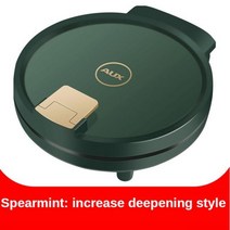 밥그릴 야외 불판 캠핑 접이식 화로대 Oaks 가정용 1500W 다기능 양면 가열 소형 팬케이크 팬 스테이크 기계 무연 그릴 전기 케이크 파일, 밥그릴 Green_미국