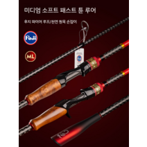 악마 사냥꾼 탄소 스트레이트 건 핸들 ML 루야 로드 풀 세트 물방울 휠 원거리 코킹 입 슬립 낚시 싱글 낚싯대, 일반 버전 건 핸들 1.98미터