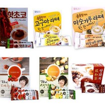 핫초코 고구마라떼 미숫가루라떼 쌍화차 생강차 대추차, 1개, 담터_고구마라떼 12T