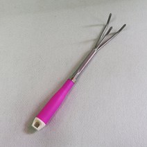핑크 원예 삼발 갈퀴, 1개