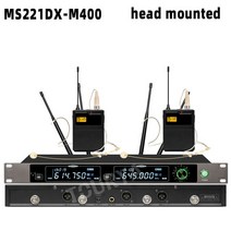 마이크 콘덴서 Ms221dx 전문 무선 원 2 트루 원격 U 웨딩 퍼포먼스 안티 Sc, 3.MS221DX-M400