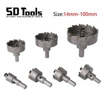 14-100mm tct 텅스텐 카바이드 팁 구멍은 알루미늄 합금 스테인레스 스틸 금속 앵글 철 강판에 대한 드릴 비트 도구를 보았다, 21mm
