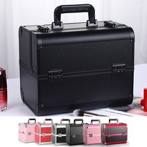 TOP 메이크업가방 화장품가방 메이크업박스 (3종선택), TOP메이크업박스（블랙）