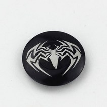 볼트가 있는 자전거 스템 탑 캡 헤드셋 커버는 28.6mm 1 18에 적용됩니다. 앞 포크 헤드 튜브 캡틴 아메리카 스파이더 로고 usa flag 5g, 검은 거미