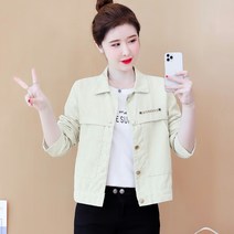 패치워크 후드재킷 코듀로이 쇼트 여성 봄가을 와이드 루즈핏 작은 키 자수 후드점퍼 트렌치코트 3196315430