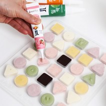 초콜릿 몰드 DIY 만들기 유아 모양틀 한글 알파벳 꽃 초코펜, A2.과일만들기몰드, 1개
