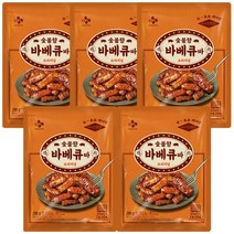 CJ 숯불향바베큐바 오리지널 즉석조리 280g, 5개
