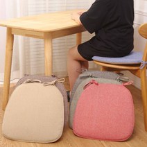 린넨 식탁의자 방석 사각 쿠션 사무실 책상의자 벤치의자 쇼파 미끄럼방지