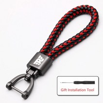 오토바이 부품합금 키체인 키링 로얄 엔필드 총알/유성/클래식 350 500 인터셉터 650 콘티넨탈 GT 535 히, 03 Black Red