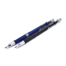 전시 일러스트 시각디자인 2B 2.0mm 블루 블랙 리드 홀더 펜 기계식 연필 제도 드로잉 스케치 학교 사무실, 한개옵션0