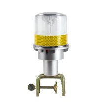 선박용 태양광 LED 해상 선박 어선 안전등 배 항해등 항로 표시등 신호등 위치 확인등, 옐로우 투명 쉘프 옐로우 라이트