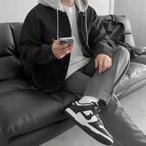 더업 남성용 후드 탈부착 빅사이즈 데님 자켓 청자켓