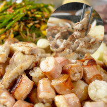 먹사부 초벌 곱창구이 전골 소곱창 막창 대창 구이용 밀키트 손질 훈제 초벌 자숙 세트 300g 1kg, A.소곱창전골(1팩)