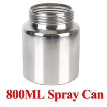 페인트 냄비 흐름 제어 에어 브러시 쉬운 스프레이 500W 전기 건 가정용 분무기 EU 플러그, 03 800ML Spray Can