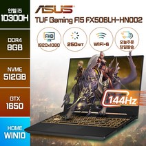 ASUS TUF Gaming F15 FX506L인텔10세대 i5-10300H GTX1650 윈도우10, WIN10 Home, 8GB, 512GB