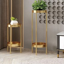 남쪽나무 화분랙 북유럽 엔틱 화분진열대 75cm/50cm*25cm, 50cm, gold
