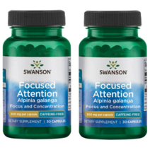 Swanson 스완슨 Alpinia Galanga 갈랑갈 알파니아 갈랑가 추출물 300mg, 30정X2통