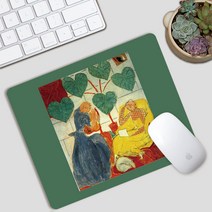 헨리 Matisse 고무 정밀 작은 마우스 패드 노트북 휴대용 비 슬립 테이블 패드 작은 마우스 패드, 헨리 Matisse 15_210X260mm