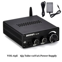 노캔 Hifivv 6J5 밸브 프리 블루투스 5.0 무선 스테레오 오디오 헤드폰 고음 베이스 톤 보드 더블 Op, 01 6j5 tube