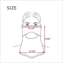 COOUV UV Protection UFP50+ 넥 게이터 페이스 커버 스카프 .. 정품보장, New White