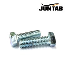 철 육각볼트 백색 인치 삼부 연부 고부 1/4 3/8 1/2 5/8, 1/2인치, 8인치(200mm), 1개