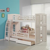 이홈데코 쥬방스 원목 서랍형 2층침대(착불), 내추럴