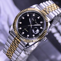 월드타임 남성손목시계 메탈밴드 NO_08045M