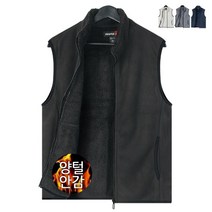 포커스코리안 남여 양털조끼 뽀글이 보아털 플리스 빅사이즈 기모 조끼 DP양털후리스조끼58