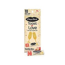 Chapstick Toast to Love 파티 립밤 기프트팩 10스틱 바닐라 키스