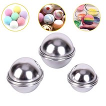 6pcs diy 목욕 폭탄 몰드 구체 비누 몰드 여러 크기 라운드 볼 몰드 용품 비누 만들기 욕실 비누 만들기 도구, 혼합