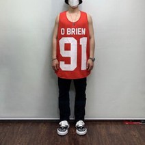 남자 오버핏 브라이언 나염 코튼 민소매 커플 나시티 3컬러
