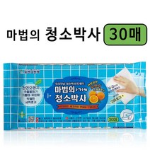유한 마법의 청소박사 중형 30매 만능 매직 크리너 컴퓨터 티슈 세정티슈 청소, 1개