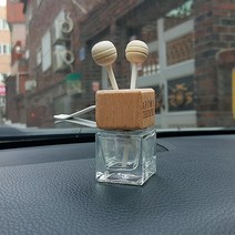 이십이도 우드볼스틱 자동차 송풍구 우드 방향제 원형클립형 디퓨져 용기, 10개, 10개