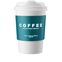 오케이워터 민트 종이홀더 800개 16온스용 테이크아웃컵 컵홀더 종이컵 카페 슬리브, 1개