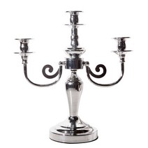 다마스크 메탈 3봉 테이퍼 촛대 테이퍼 양초용