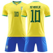 호환상품 브라질 국가대표 유니폼 풀세트 네이마르, 24호 140-145cm 30-35kg, 홈 네이마르, 홈 네이마르