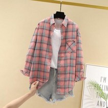 여성 오버핏셔츠 데일리룩 취업룩 시원한 첫직장룩 질좋은 메이플