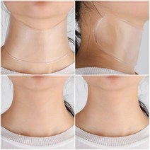 실리콘 넥 케어 목주름 방지 재사용가능한 넥패치 마스크팩
