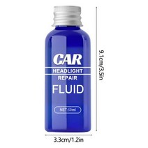 헤드라이트 복원 자동차 유리복원 전조등 수리 유체 키트 스크래치 제거제 광택 및 페인트 복원기 쉽게